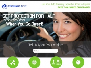 Auto Protection Authority 落地頁