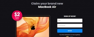 CA | CC | Win MacBook Air landing page