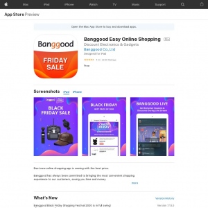 Banggood landing page