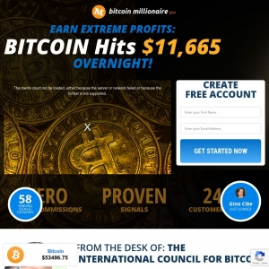 Bitcoin Millionaire Pro - v2 落地頁