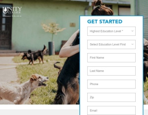 Unity College - Form Submit | US landing page