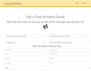 *** Windows - CasaUtilities.com - CPL - Inhouse landing page