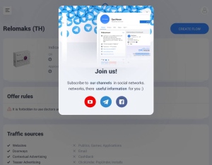 RELOMAKS landing page