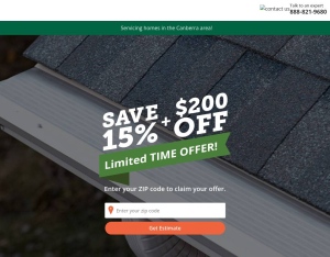 LeafFilter Gutter Protection 落地頁