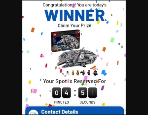 Lego Set landing page