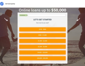 Get Funds Quickly landing page