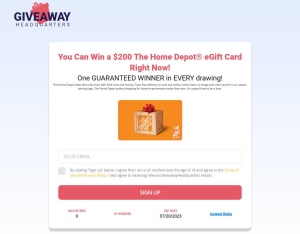  landing page