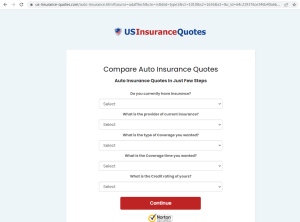 US Insurance Quotes - Auto Insurance - US - CPL - RS - (DIRECT) landing page