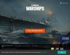 World of Warships - CPP landing page