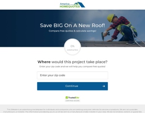 AmericaHomeQuotes - Roofing - US - RS landing page