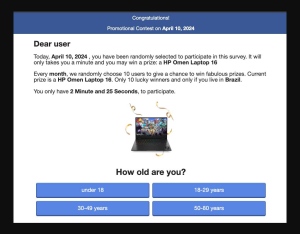 Rewardis Multigeo HP Omen Laptop 16 (Android) · Facebook & Instagram Traffic · SOI registration