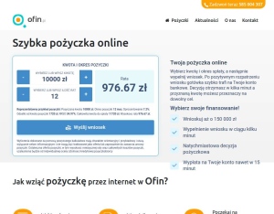 Ofinpozyczka · PL, Business, Loans, Short term loans, loan, money, credit