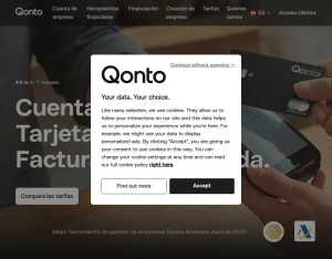Qonto · ES, Business, Cards, Credit card, Account, Company account, bank, finance