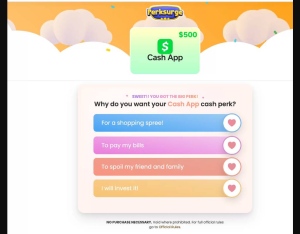 Weekly-SOI-US-Perksurge Cash app Voucher $500