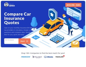 Hello Genius Auto Insurance Comparison · Social