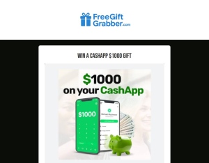 FreeGiftGrabber · Win A CashApp $1000 Gift Card