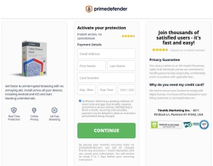 Primedefender- AV US CPA Non Incent