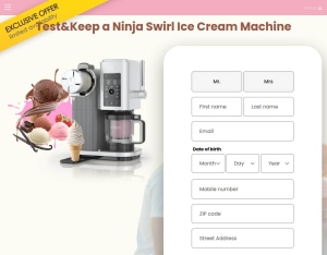 T&K Ninja Swirl Ice Cream Machine CPL