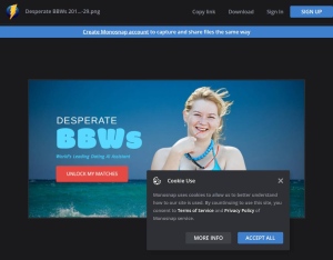 WEB/MOB DesperateBBWs AU/CA/UK/IE/NZ/US/ZA
