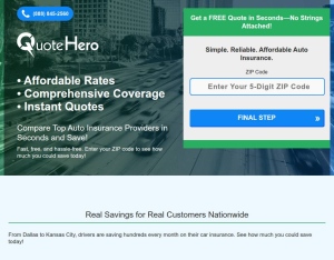 The Quote Hero Auto (Short Form)