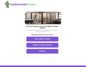 MyRemodelHelper Walk In Shower US CPL Non Incent