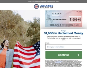 Find Resources USA (Display) Unclaimed Money Custom