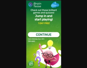 26039 · NG Brain Tease 2ClickFlow Glo 3 · 2ClickFlow · Glo · Mainstream · Sweepstakes,Education