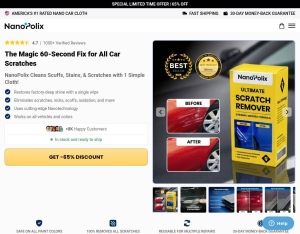 ! NEW OFFER · NanoPolix Nano Car Cloth · Product Page (Social,Banner,Native,Push,SEO,Search,Brand Bidding)