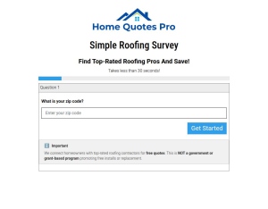 HomeQuotesPro · Roofing