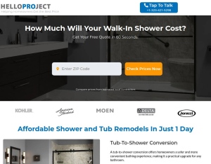 HelloProject · Walk In Shower (Non Incent)