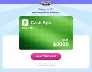 US · PERKSURGE · Cash App $2000 · Efos
