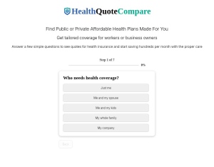 HealthQuoteCompare · Health Insurance Survey