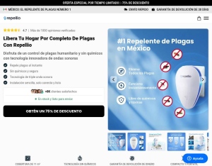 ! NEW OFFER · Repellio Pest Repeller Sound (Social,Banner,Native,Push,SEO,Search,Brand Bidding)