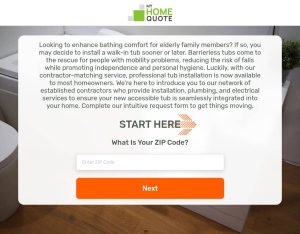 HomeQuote · Walk in tubs