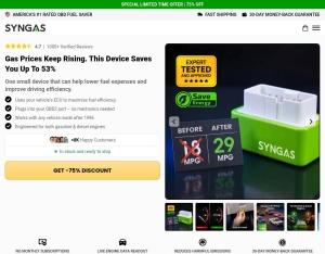 OBD Fuel Saver · SynGas UPDATED · CTC $39.99