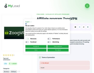 ZoogVPN, Services, Software, Computer Networks