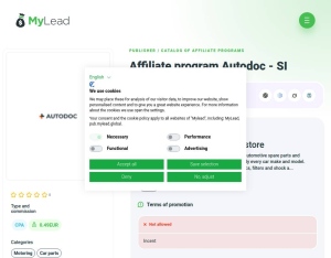 Autodoc · SI (SI), Motoring, Car parts, moto