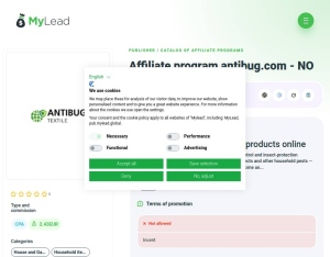 antibug.com · NO, House and Garden, Household items, shop, gift