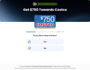 Rewards · Costco $750 (Social) (VPN Block)