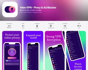 Alien VPN iOS US CPI