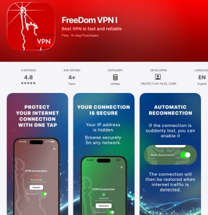 FreeDom VPN iOS USA CPI