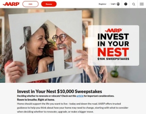AARP Rewards: Invest in Your Nest