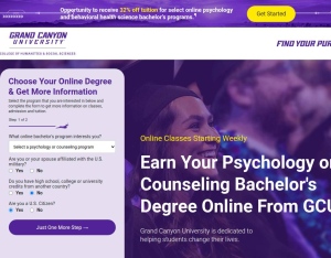 GCU Psychology Degree US CPA Non Incent