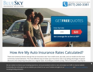 BlueSky Auto Insurance US CPS Non Incent