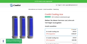 Coolizi Cooling Ace · CTC €59.98