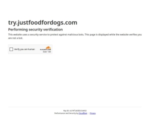 Just Food For Dogs