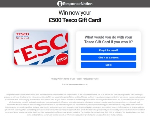 Win a 500 Tesco Gift Card