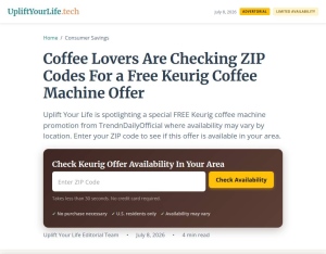 TrendnDaily Keurig Coffee Machine (DIRECT)