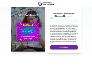 SOI · Consumer Test Connect · Walmart $100