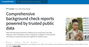 Peoplefinders · Criminal Background Check-1989